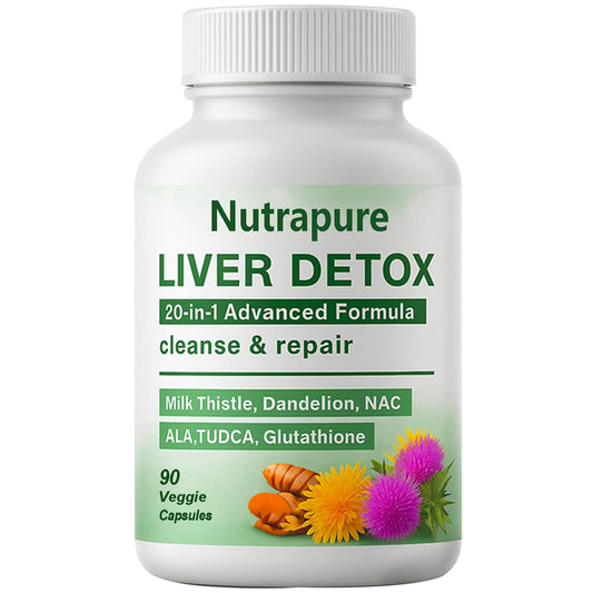 Raipult Liver Detox Capsules bottle supports daily liver balance.