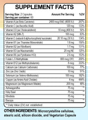 Raise Them Well Mom Multi+ capsules closeup highlighting veggie formula for daily vitality