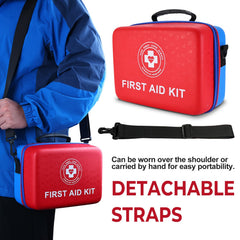 Raismile portable emergency kit with adjustable strap for on-the-go readiness.