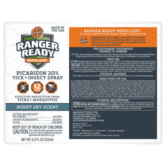 Ranger Ready gear-safe spray on clothing and gear without staining fabrics.