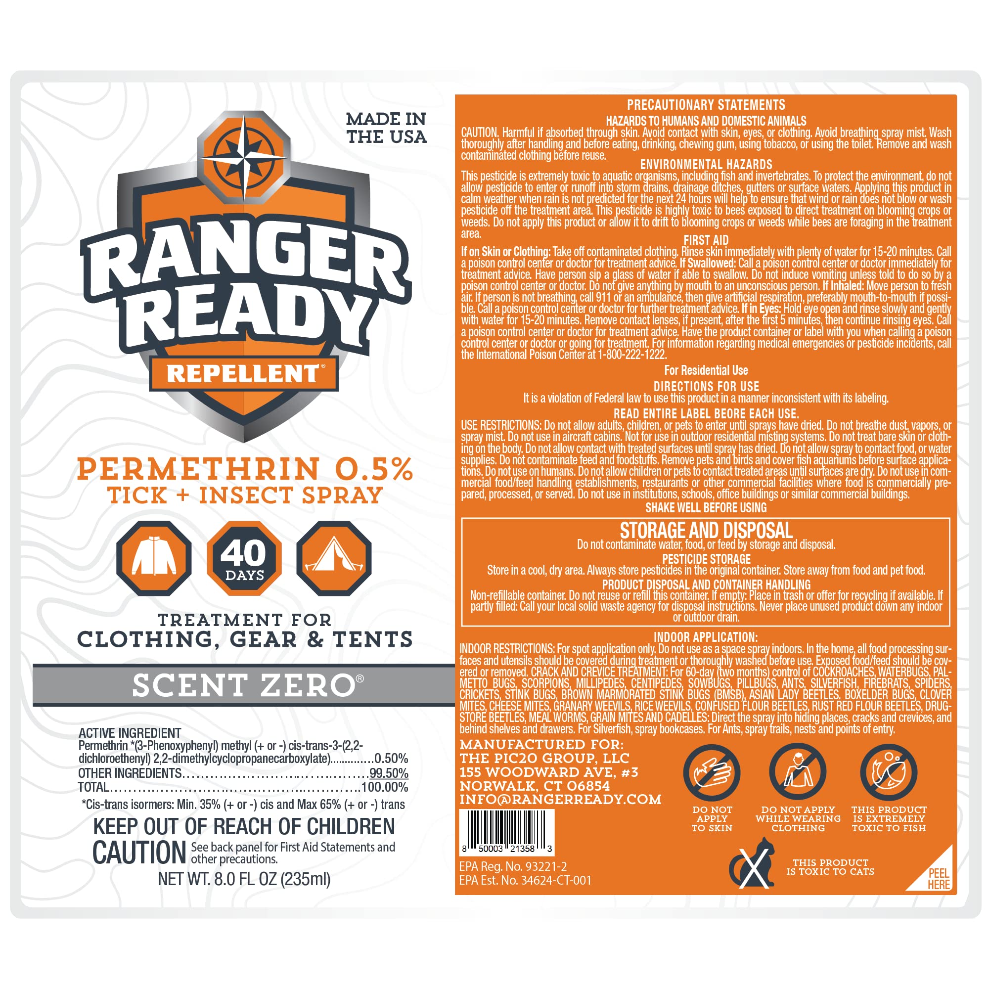 Ranger Ready Permethrin Spray outdoor adventure scene with treated apparel
