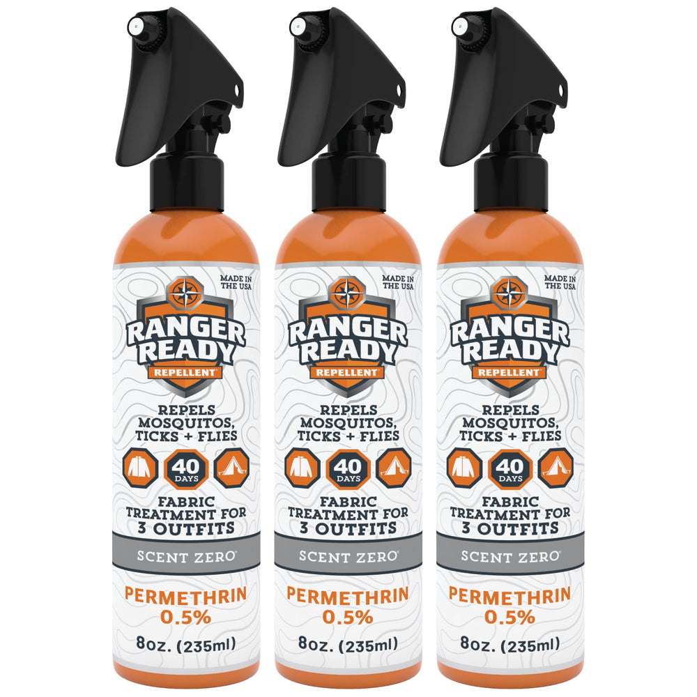 Ranger Ready Permethrin Spray unscented bottle for fabrics and gear