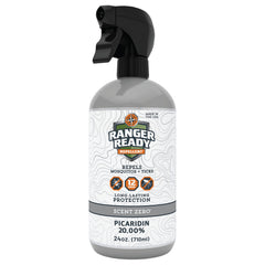 Ranger Ready Picaridin spray bottle ready for outdoor protection.