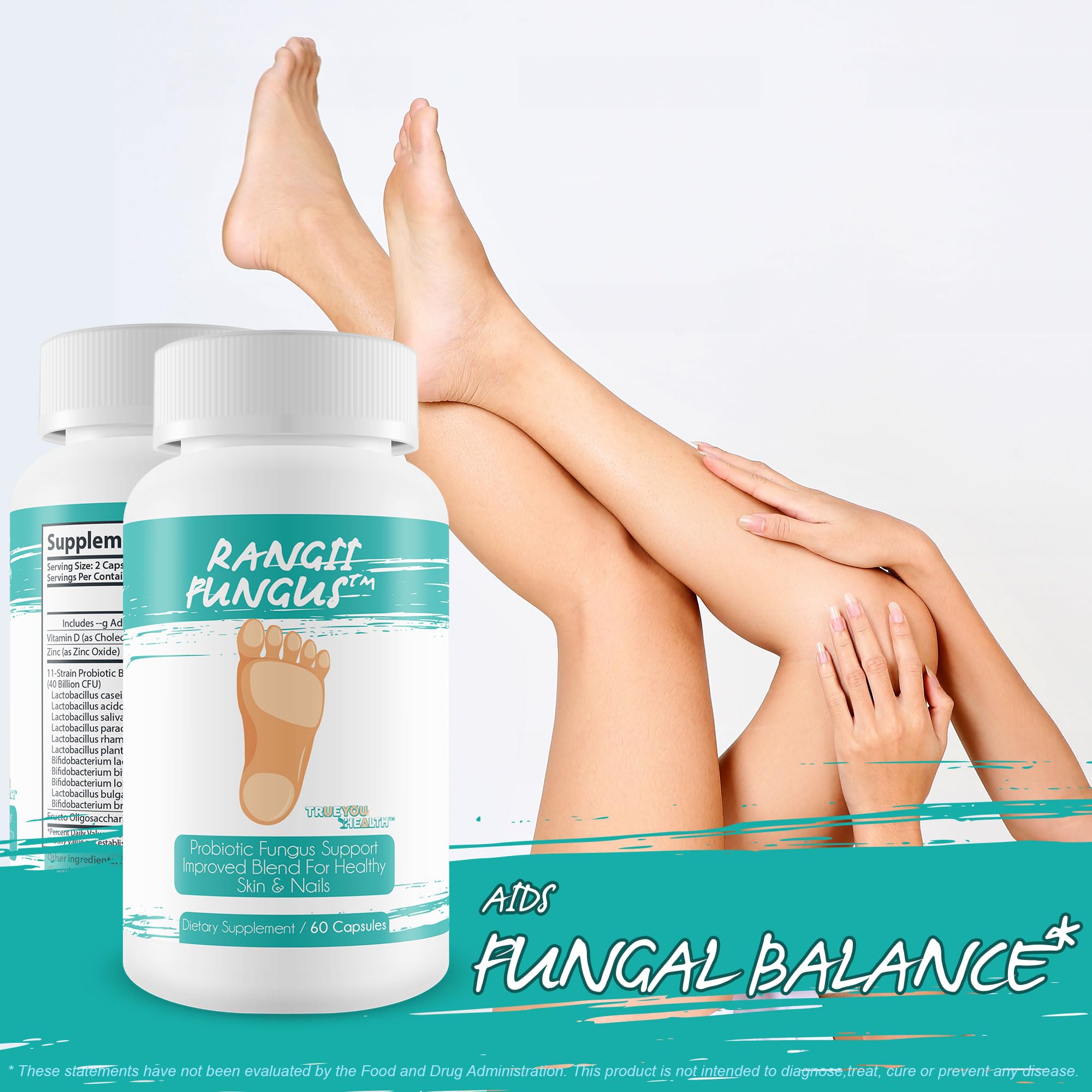 Rangii Fungus capsules illustrate a gut-health connection for overall wellness.