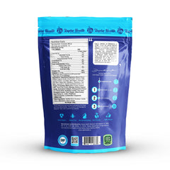 RAPHA HEALTH Vanilla flavor close-up promotes tasty, versatile shakes.