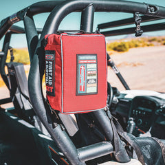 Rapid Care First Aid Kit color-coded labeling reduces clutter under pressure.
