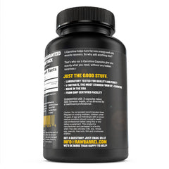 Wellness setup with Raw Barrel No Bull L-Carnitine in a practical routine