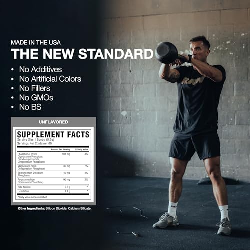 RAW Beta Alanine Powder bottle packaging demonstrates premium, clean ingredients