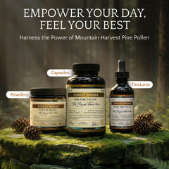 RAW Forest Foods brand and site verification badge signals authenticity for Forest Manna.