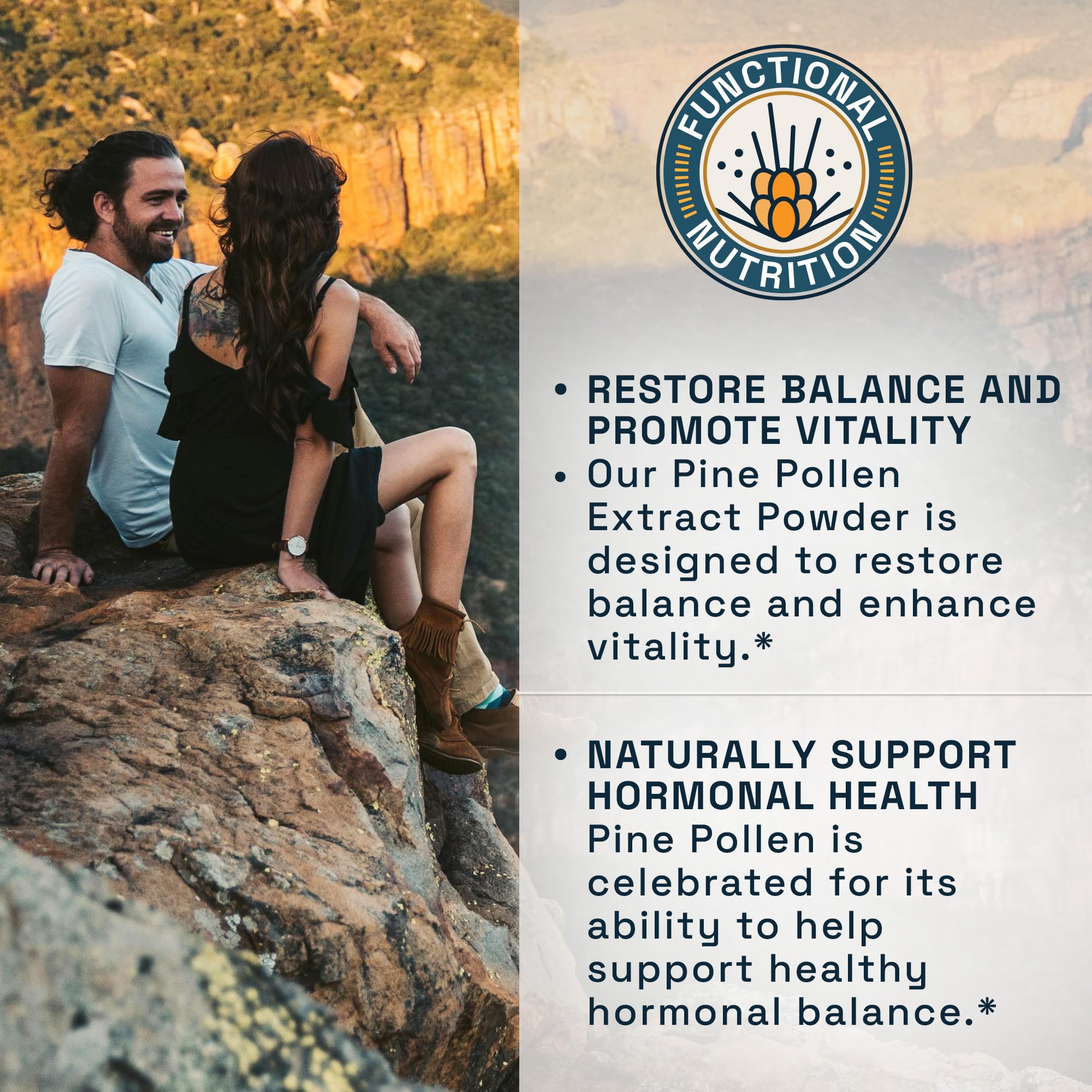 RAW Forest Foods Forest Prana Pine Pollen extract 50:1 for daily vitality support.