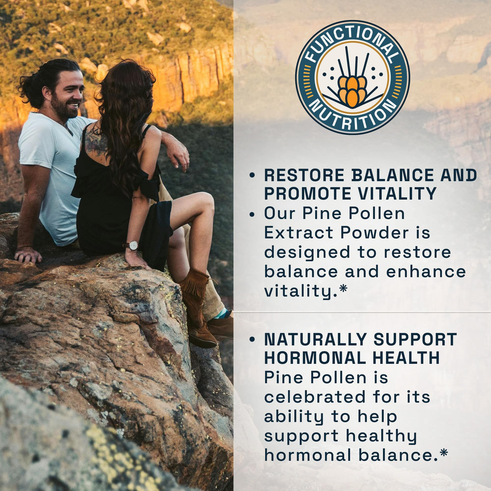 RAW Forest Foods Forest Prana Pine Pollen extract 50:1 for daily vitality support.