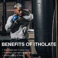 RAW Itholate ingredients label spotlighted signals clean composition with no unnecessary fillers.