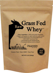 Raw Organic Whey jar front, pure protein for post-workout fueling.