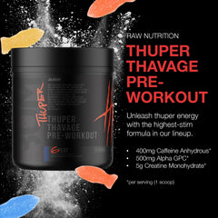 RAW Thuper Thavage 6 Peat powder dissolving in water for fast onset flavor.