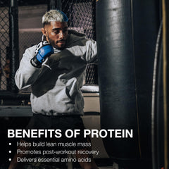 RAW whey isolate Cookies N Cream nutrition label close-up detail