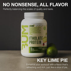 RAW Itholate Key Lime scoop prepared for fast protein mix