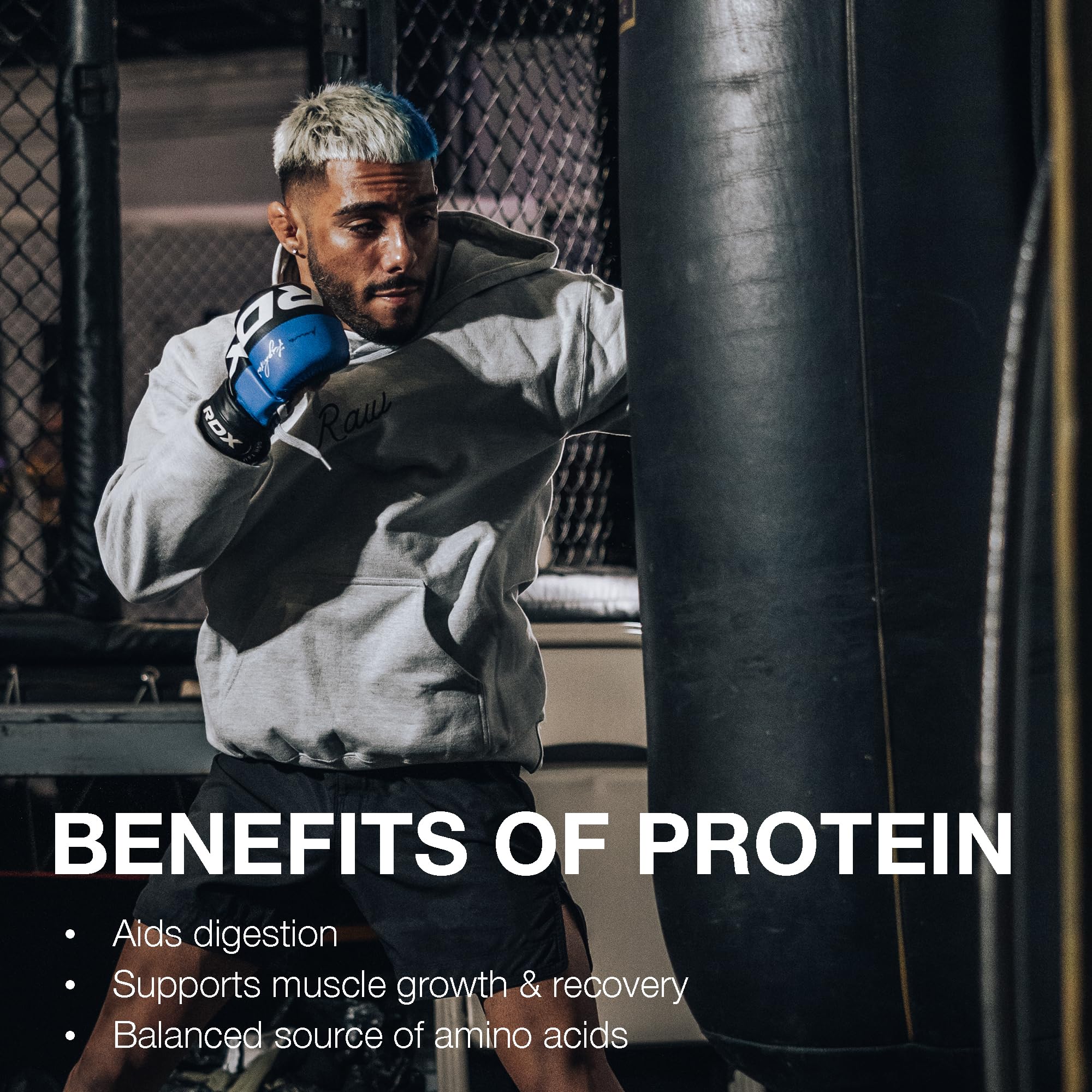 RAW Whey Isolate Salted Caramel shaker for quick on-the-go mixing
