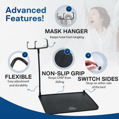 RawRock CPAP stand organizer keeps accessories together