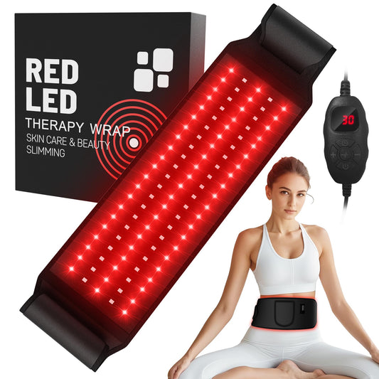 RAYOCON red light heat belt front view for full-wrap warmth.