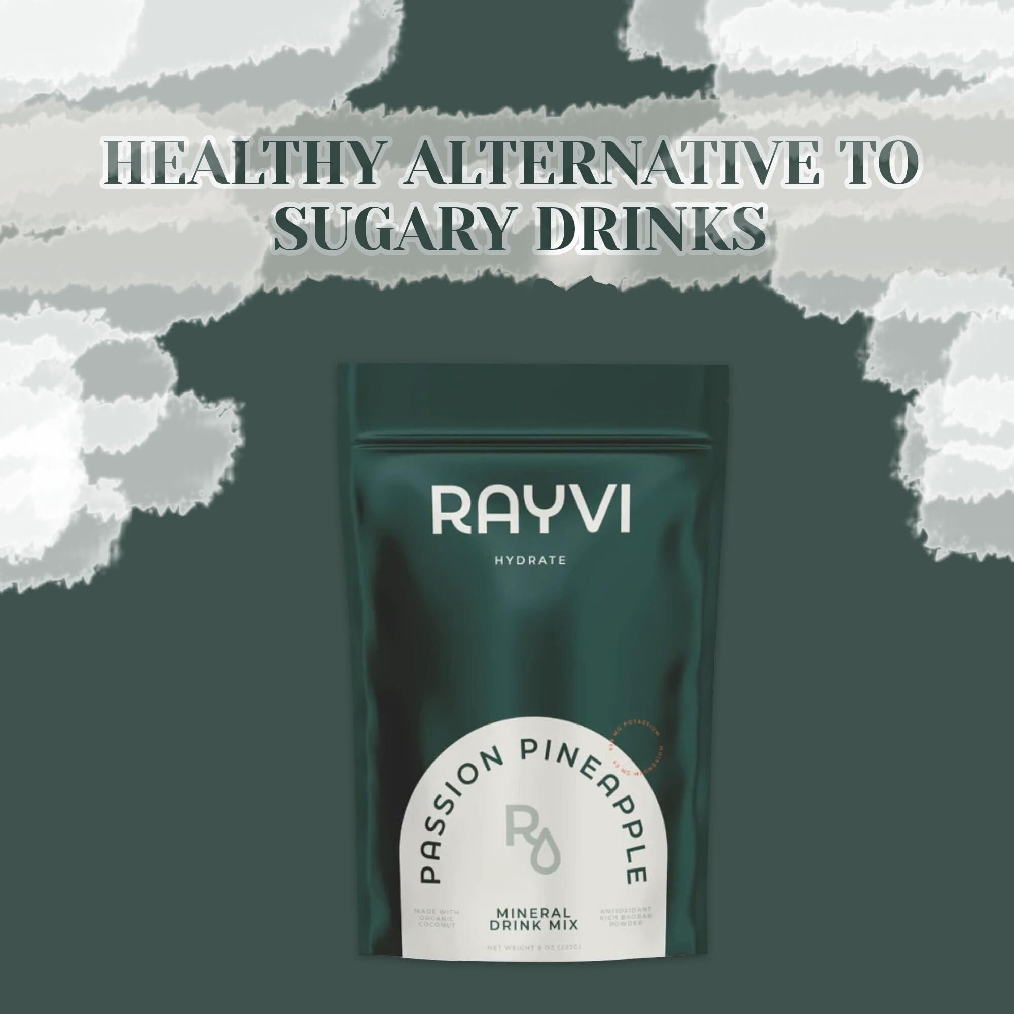 Rayvi daily hydration glass emphasizing easy daily use