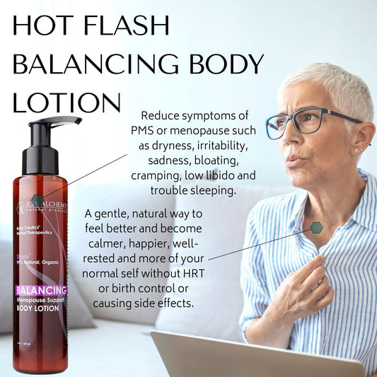 RD Alchemy balancing lotion ingredients highlight isoflavones for skin comfort