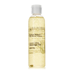 RD Alchemy Mint Zip edible massage oil bottle with peppermint blend for refreshing massage