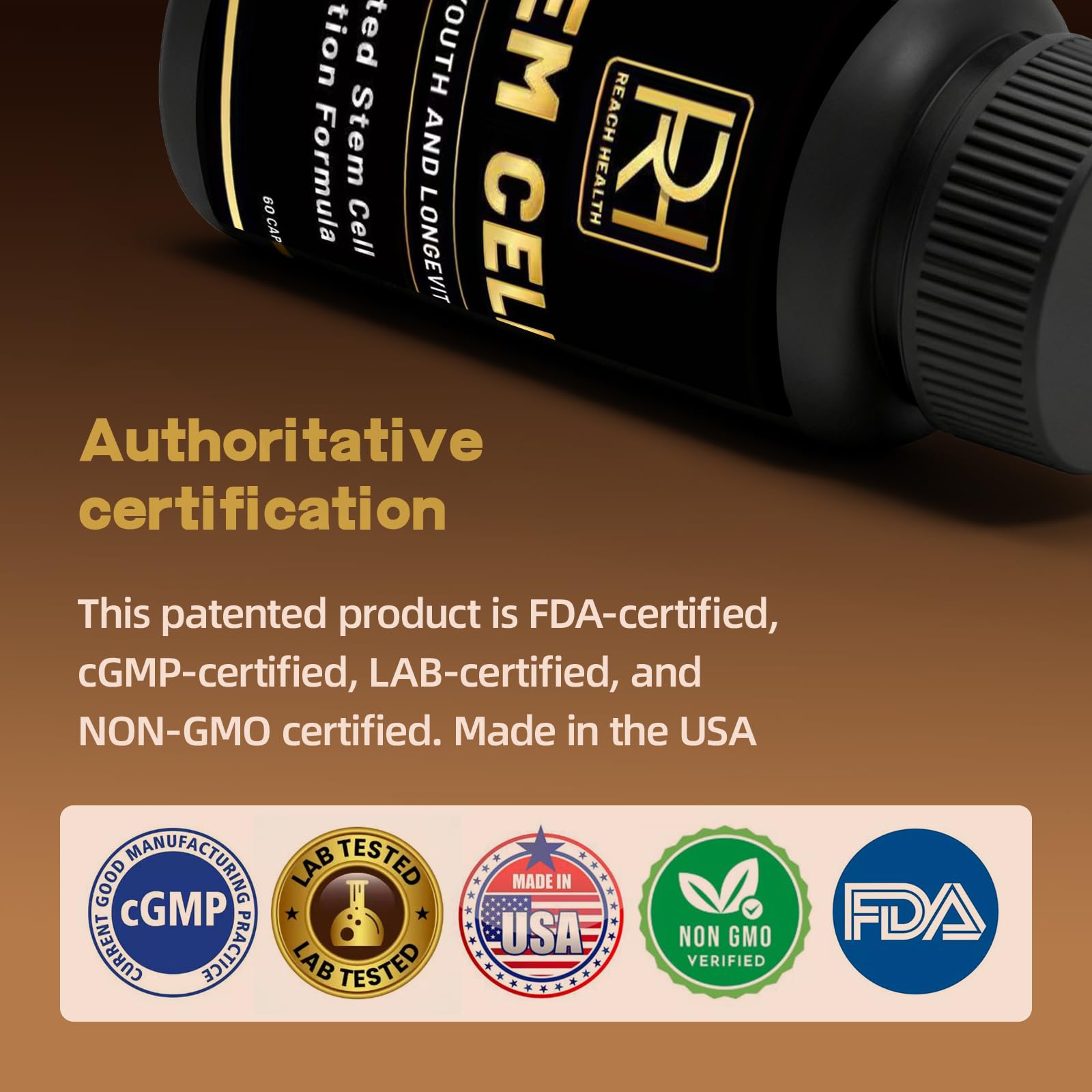 REACH HEALTH polygonum cuspidatum resveratrol root extract, hints of vitality.