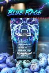 REACH Pre Workout mixed in glass demonstrates clean taste and hydration support.