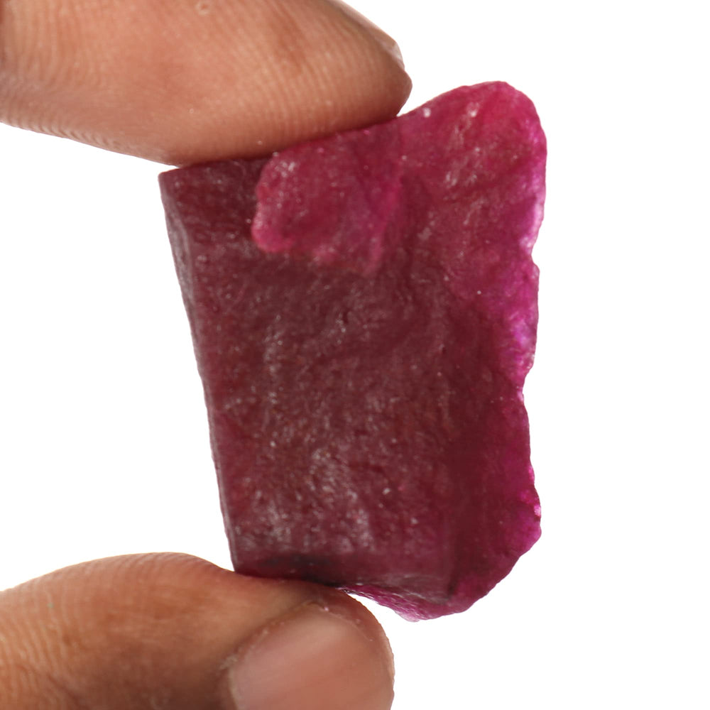 REAL-GEMS red ruby decorative crystal adds warmth and focal point to space.