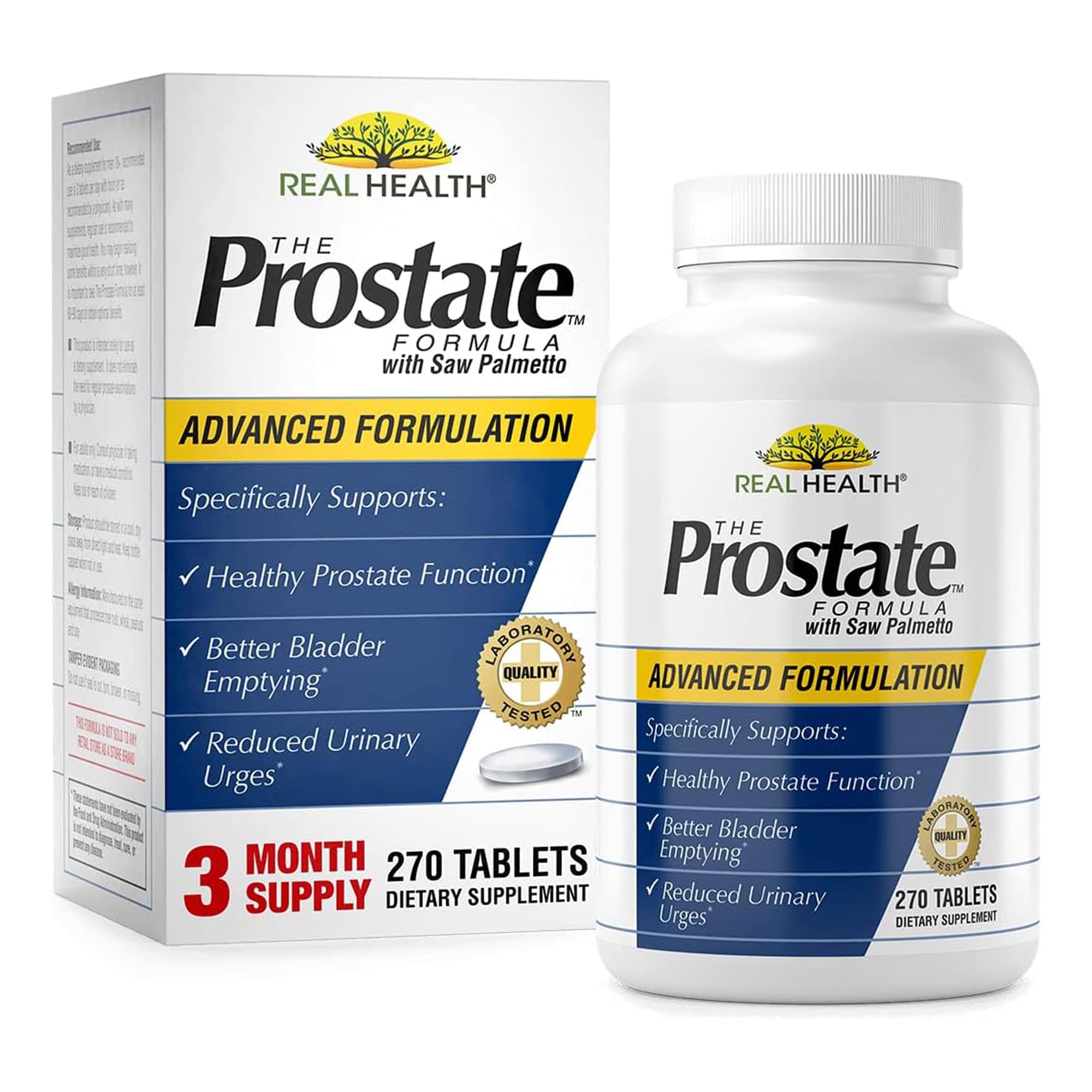 Real Health Prostate Formula bottle ready for daily prostate support.