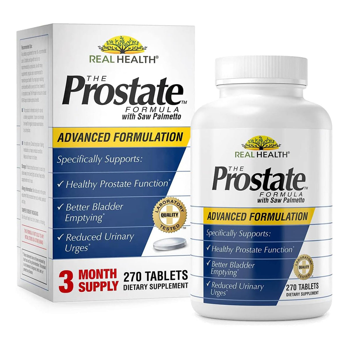 Real Health Prostate Formula bottle ready for daily prostate support.