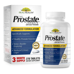 Real Health Prostate Formula bottle ready for daily prostate support.