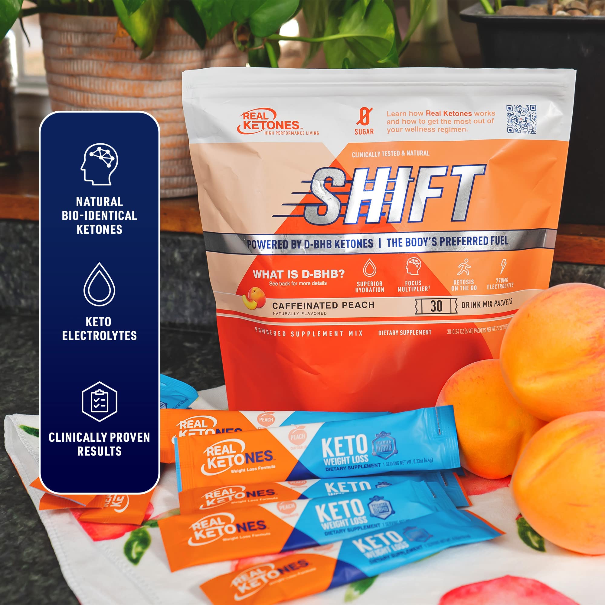 Packaging hero shot of Real Ketones BHB electrolytes