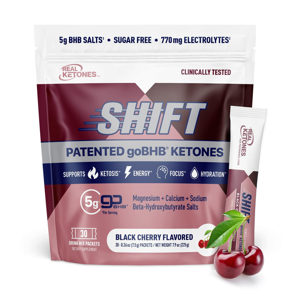 Real Ketones BHB drink mix bottle for on-the-go hydration