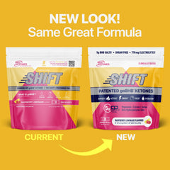 Real Ketones BHB packets opened, powder visible for quick energy during workouts