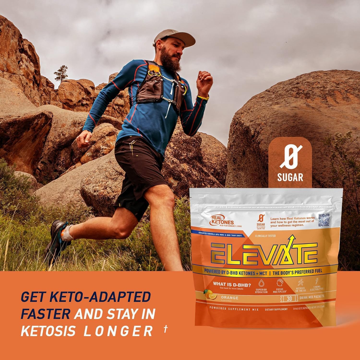 Real Ketones C8 MCT oil pour highlights fast energy support.