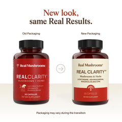RealClarity capsules being poured for easy daily use.