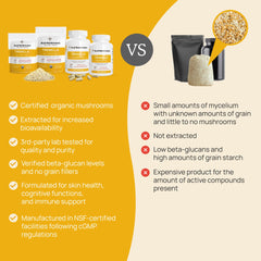 Real Mushrooms Tremella NSF-certified supplement for reliable third-party verification.