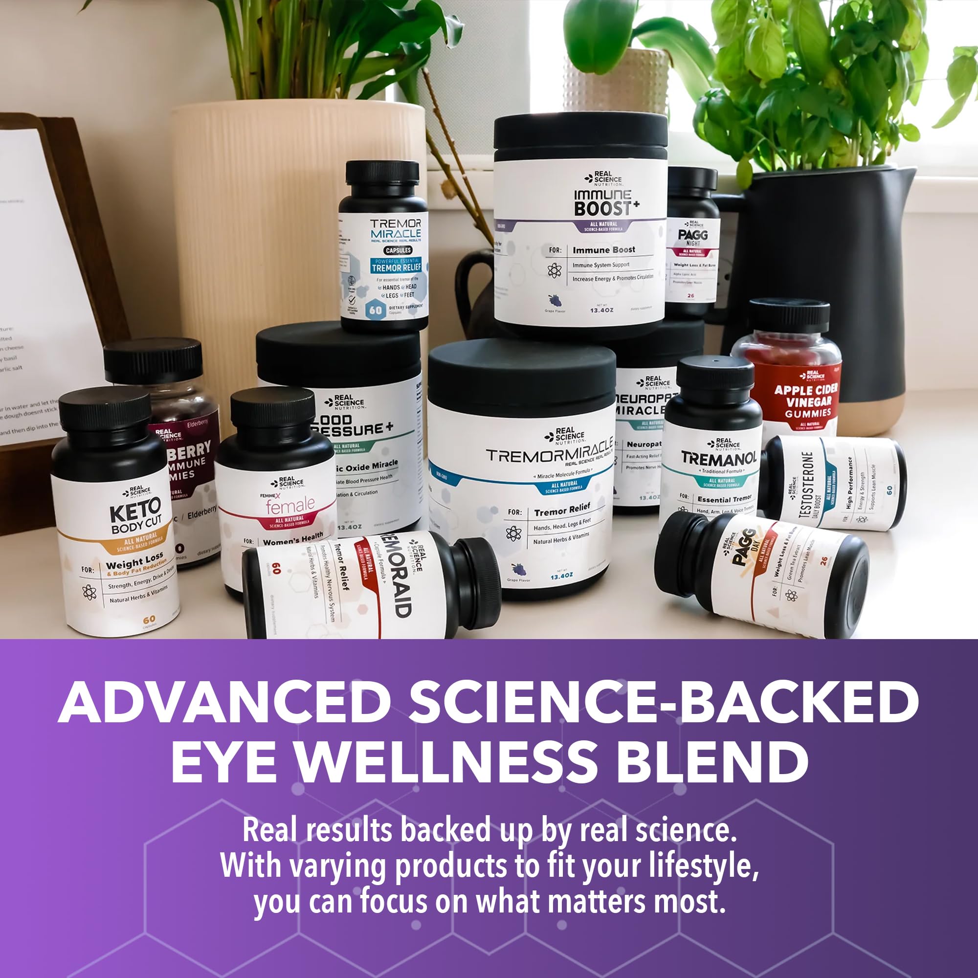 Real Science Glaucomol Miracle vegan-gluten-free plant-based capsules