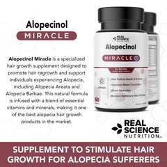 Ingredient panel of Alopecinol Miracle showing vitamin blend