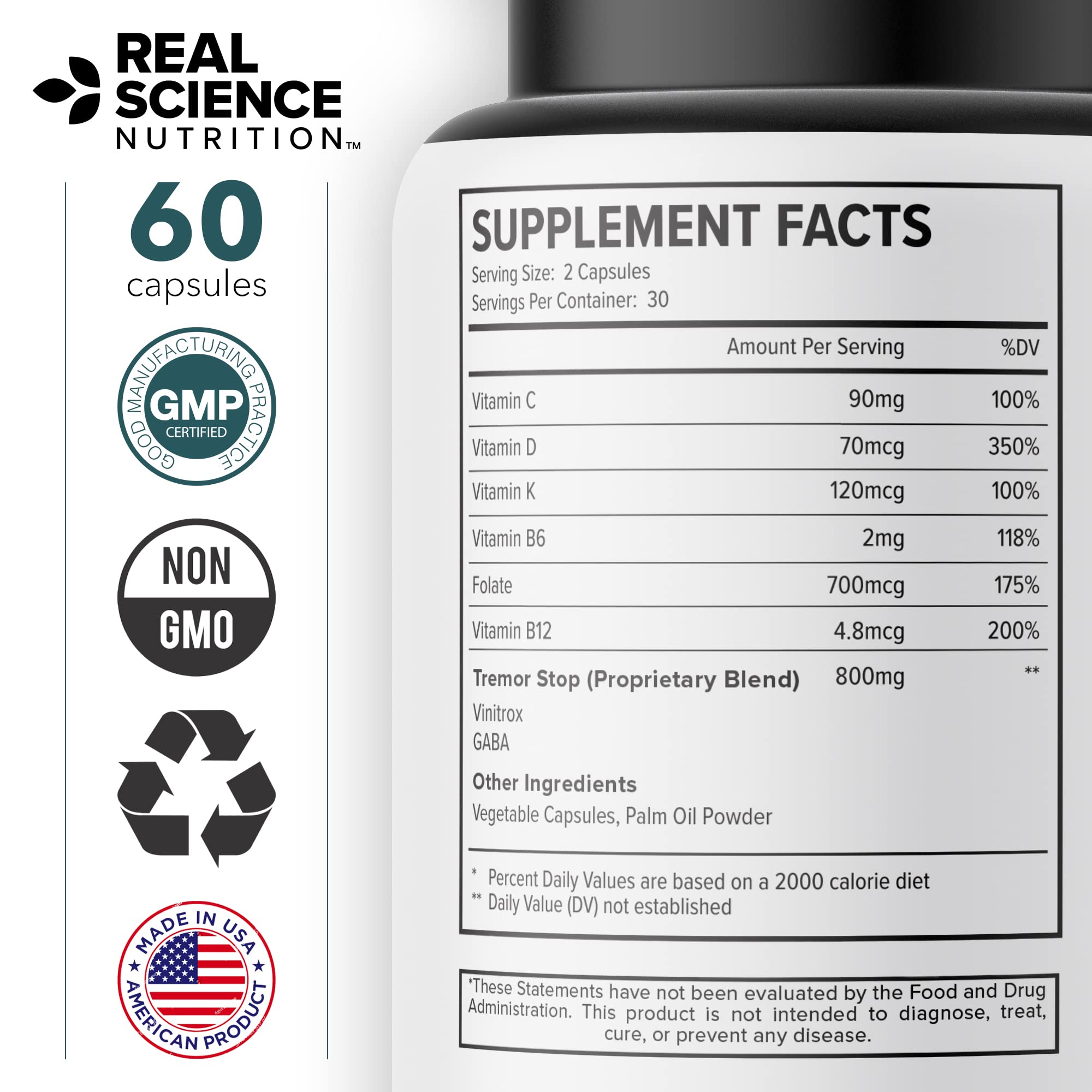 USA-made badge on Ataxinol Miracle packaging.