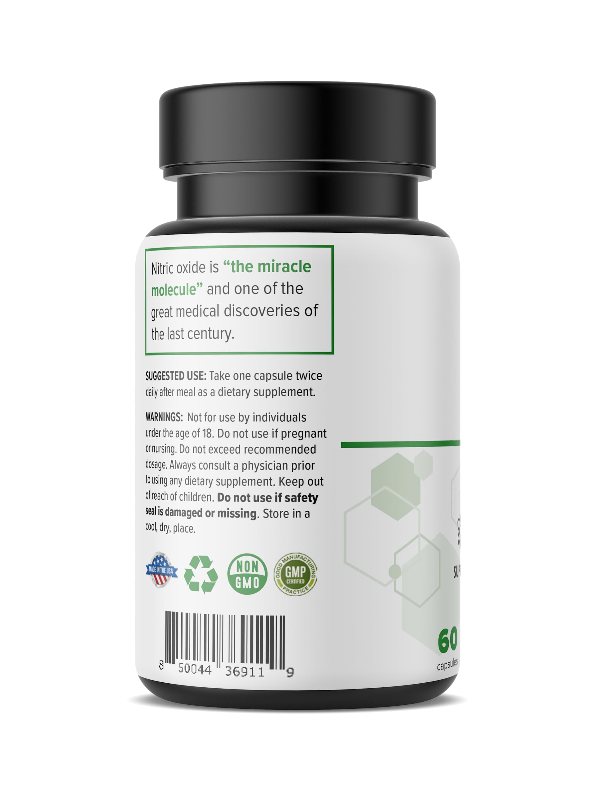 Real Science Nutrition Bowel Miracle ingredient blend highlighting gut wellness