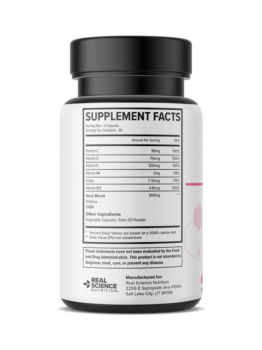 Gou-Tex Miracle capsules closeup showing joint flexibility support