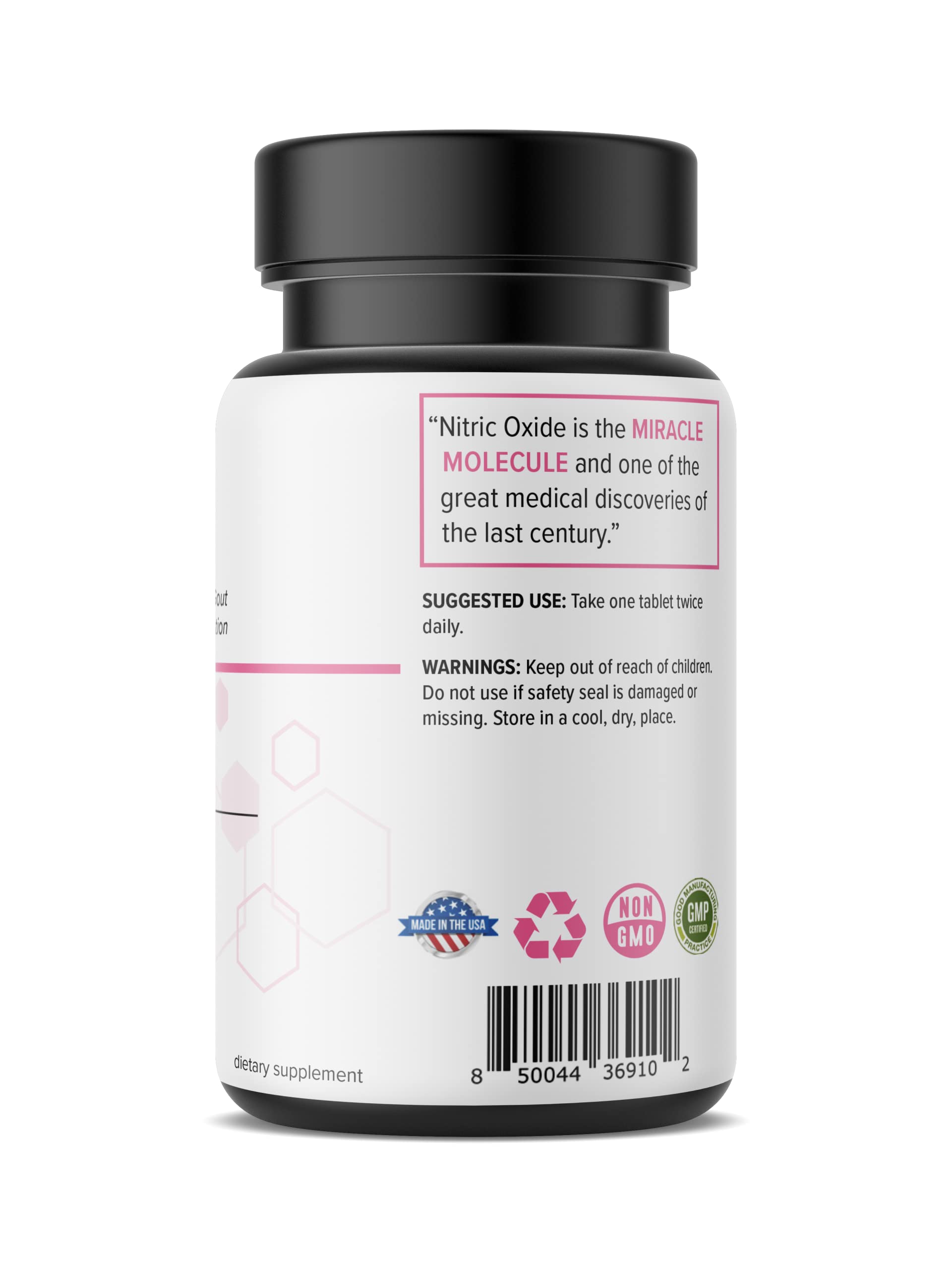 Real Science Nutrition Gou-Tex Miracle ingredients closeup with vitamins