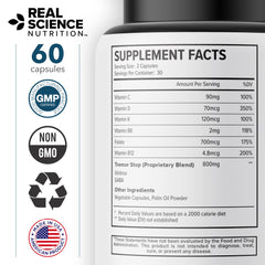 Real Science Nutrition PADM product on shelf suggesting ongoing support.