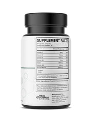 Real Science Nutrition Prostax Miracle bottle closeup highlighting compact design