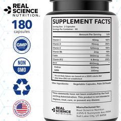 Real Science Nutrition Pulmonary Miracle capsules texture closeup indicating quality