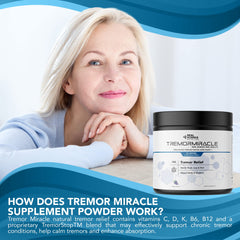 Close-up of Tremor Miracle grape powder texture, fine and smooth.