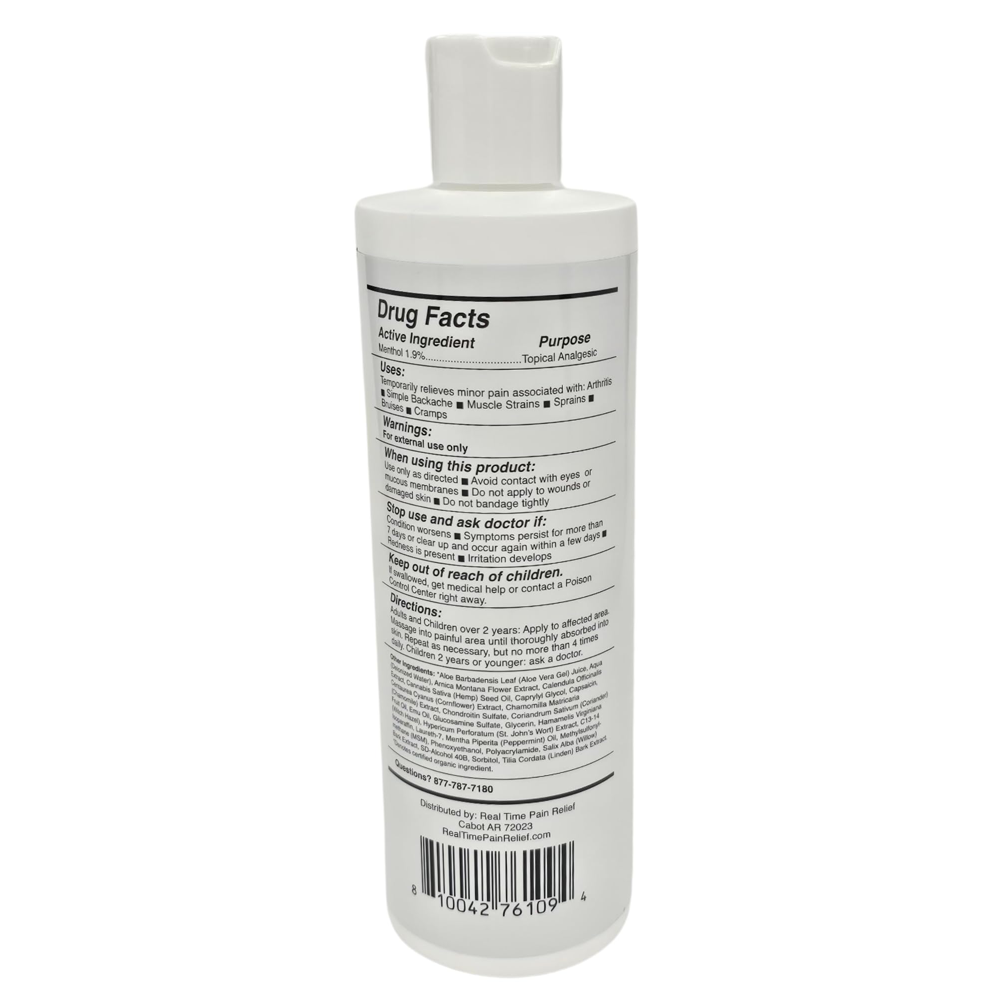 Real Time Pain Relief MAXX Plus quick absorption with non-greasy feel.