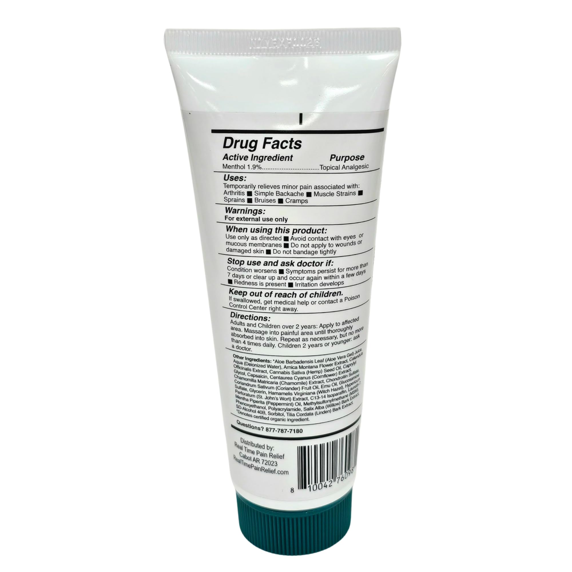 Real Time Pain Relief MAXX Plus formulated in the USA for family use.